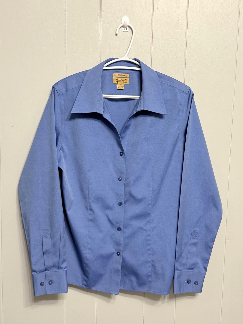 #19) Women’s Blue Dress Shirt - Classic Collared
